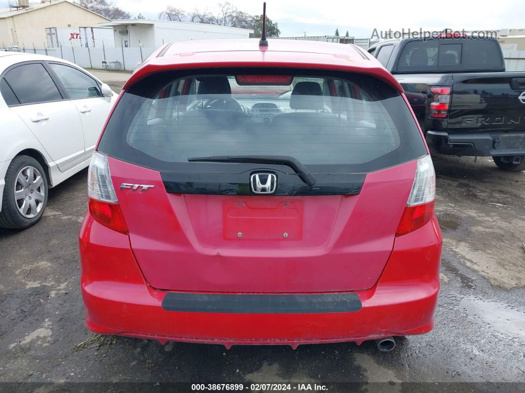 2009 Honda Fit Sport Red vin: JHMGE87449S059544