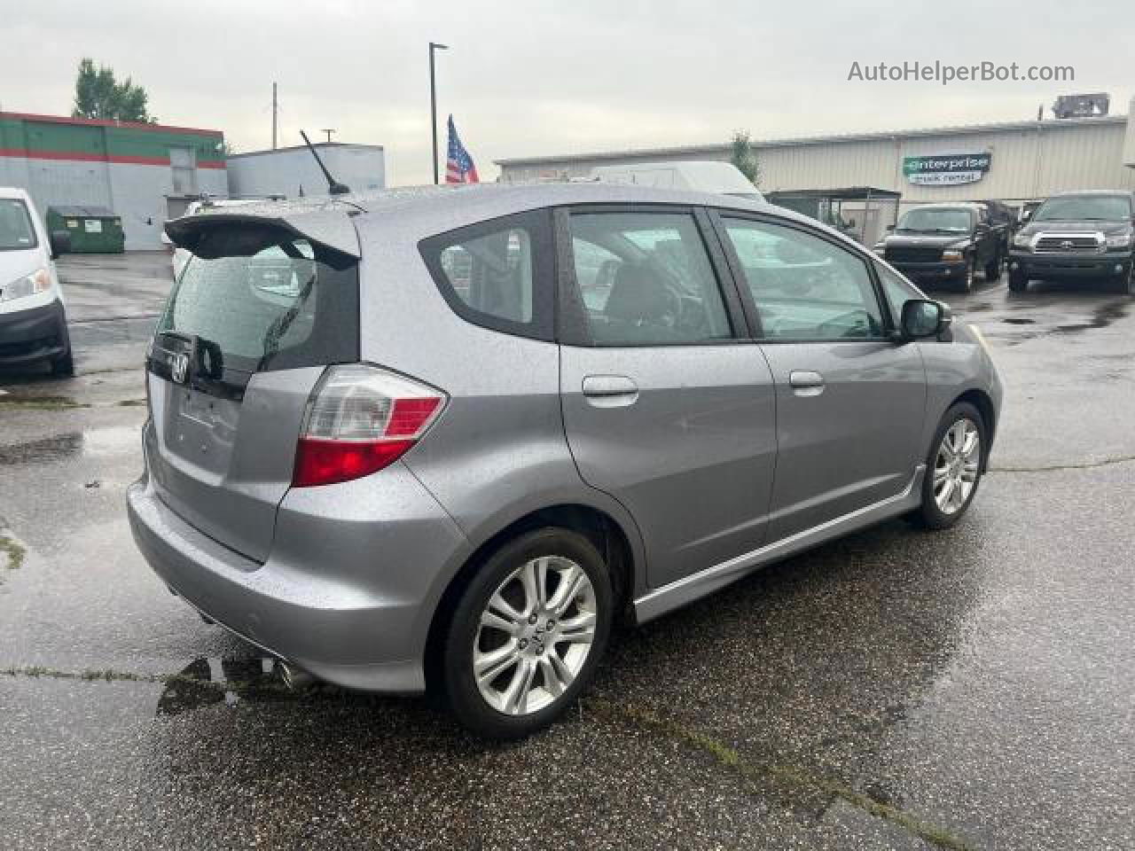 2009 Honda Fit Sport Gray vin: JHMGE87449S071788