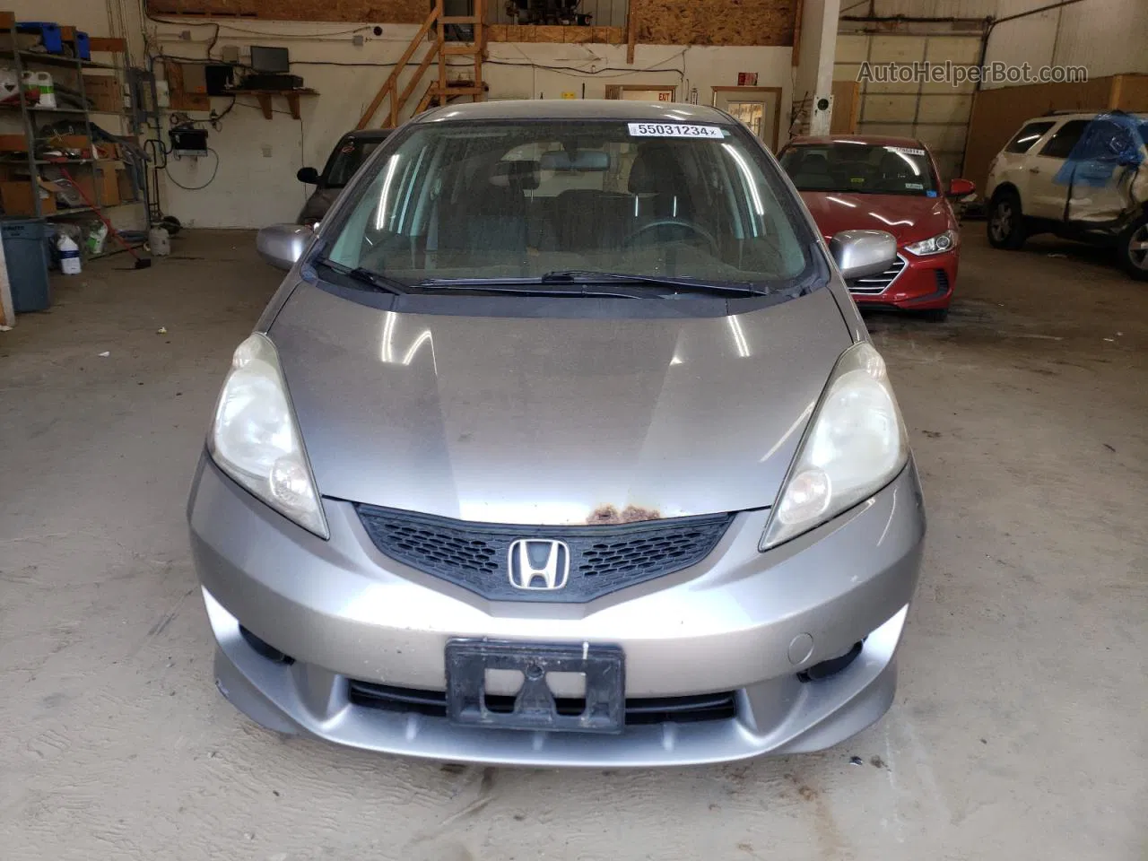 2009 Honda Fit Sport Silver vin: JHMGE87459S002737