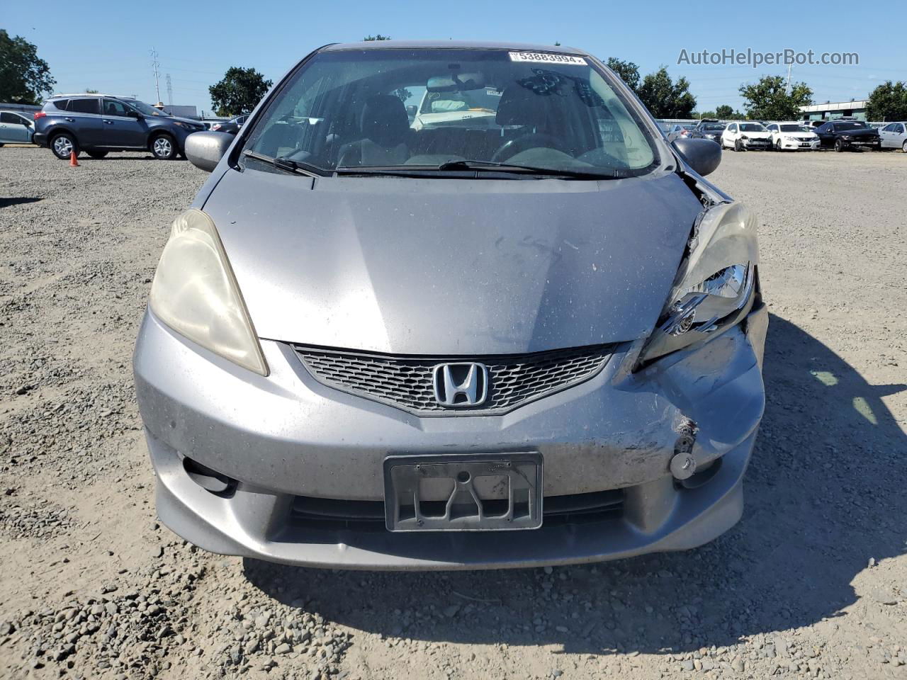 2009 Honda Fit Sport Gray vin: JHMGE87459S060296