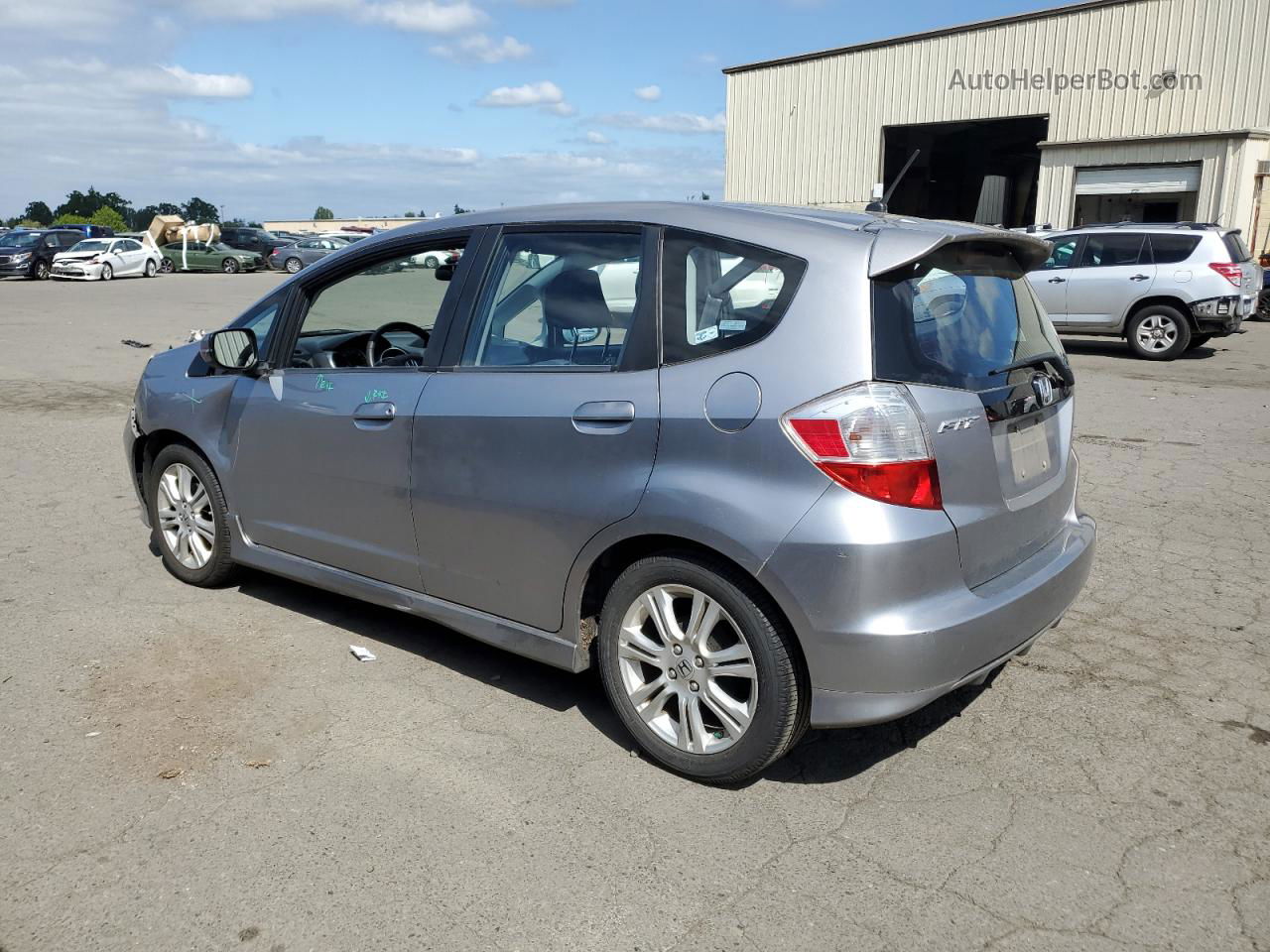 2009 Honda Fit Sport Gray vin: JHMGE87469S021572