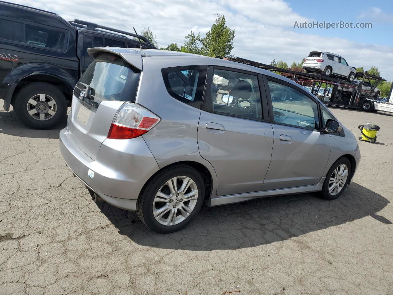 2009 Honda Fit Sport Gray vin: JHMGE87469S021572