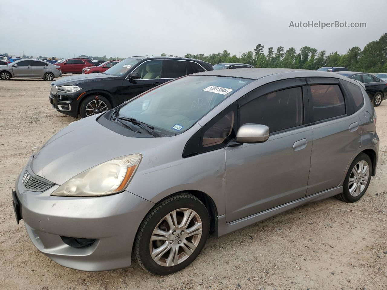 2009 Honda Fit Sport Silver vin: JHMGE87469S059089