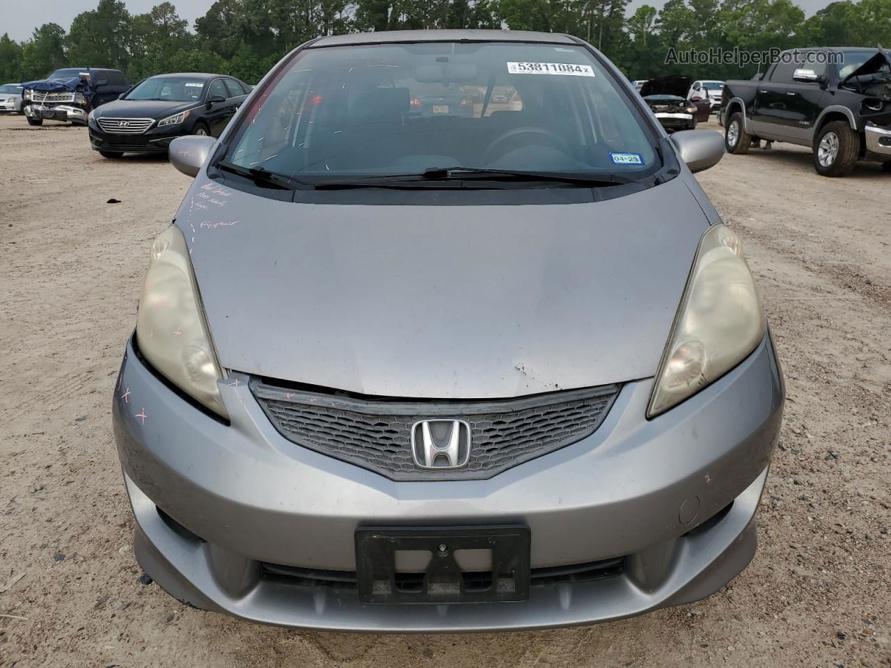 2009 Honda Fit Sport Silver vin: JHMGE87469S059089