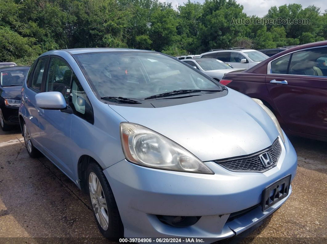 2009 Honda Fit Sport Blue vin: JHMGE87479S056234