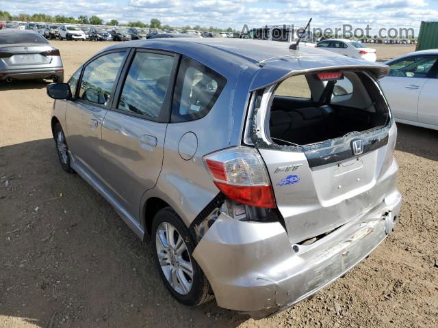 2009 Honda Fit Sport Silver vin: JHMGE87499C002797