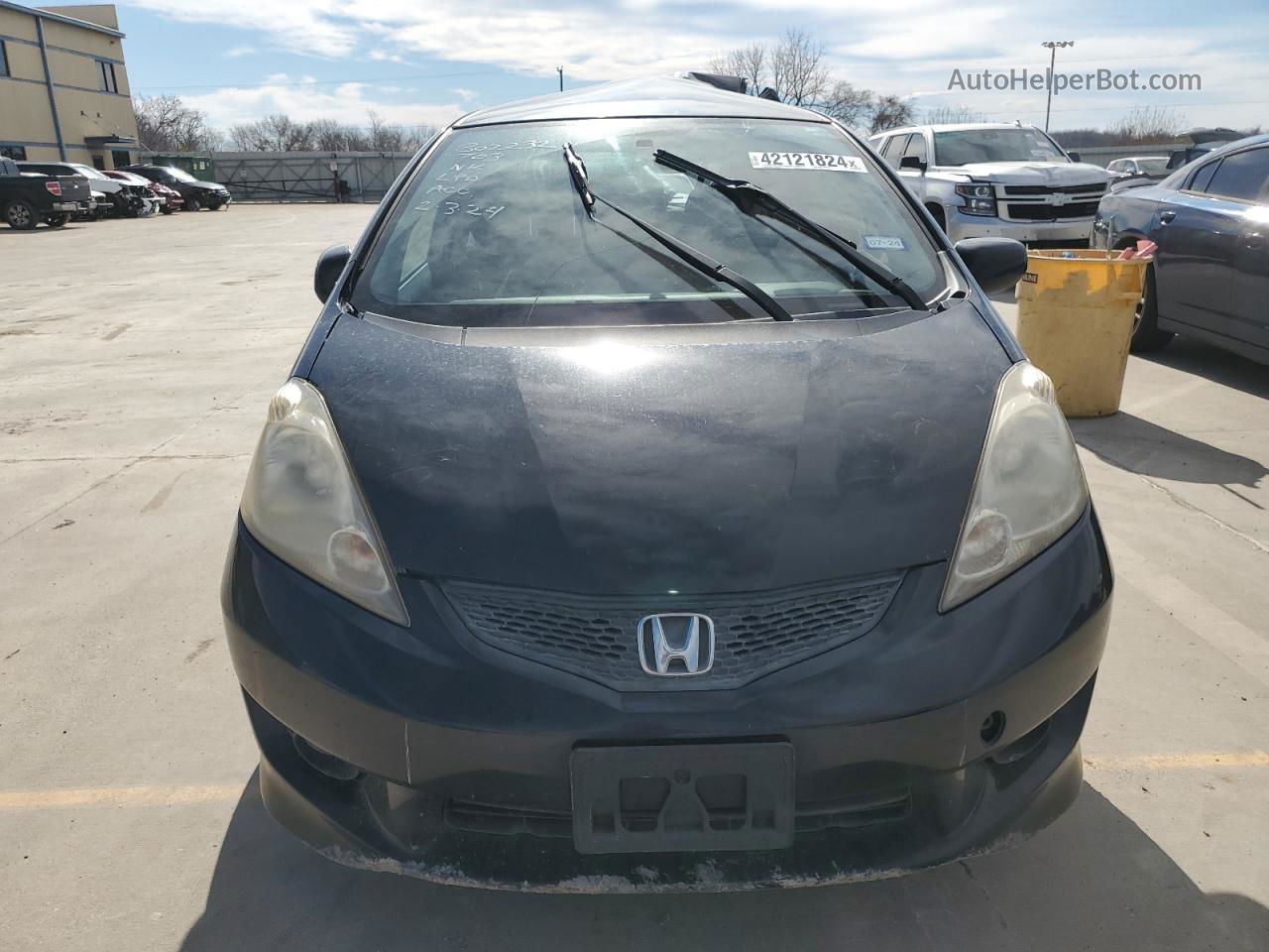 2009 Honda Fit Sport Черный vin: JHMGE874X9C003859