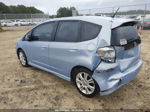 2009 Honda Fit Sport Blue vin: JHMGE874X9S058804