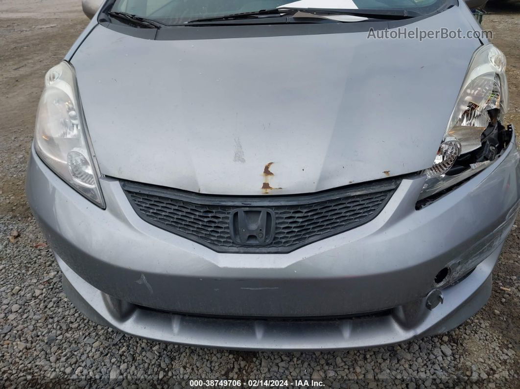 2009 Honda Fit Sport Серебряный vin: JHMGE874X9S065641