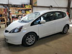 2009 Honda Fit Lx White vin: JHMGE87539S810304