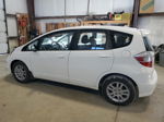 2009 Honda Fit Lx White vin: JHMGE87539S810304