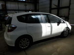 2009 Honda Fit Lx White vin: JHMGE87539S810304