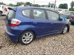 2009 Honda Fit Sport Blue vin: JHMGE87619S021111