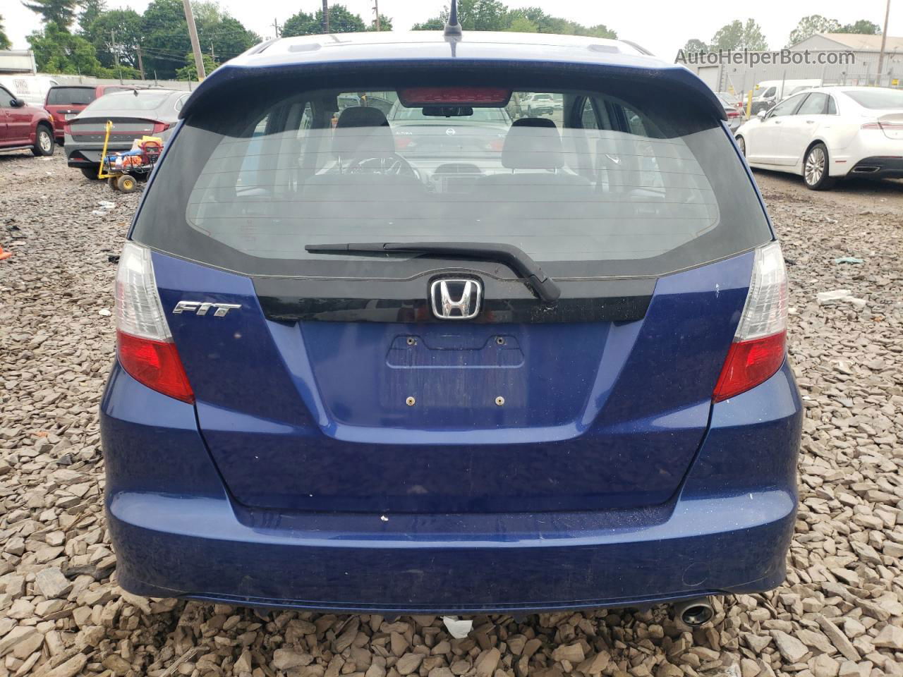 2009 Honda Fit Sport Blue vin: JHMGE87619S021111