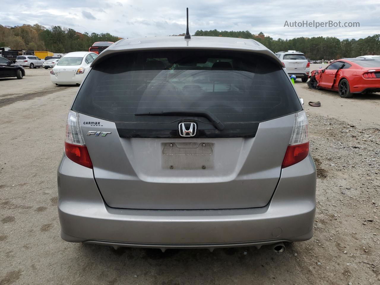 2009 Honda Fit Sport Silver vin: JHMGE87679S003647