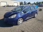 2009 Honda Fit  Синий vin: JHMGE88209S014856