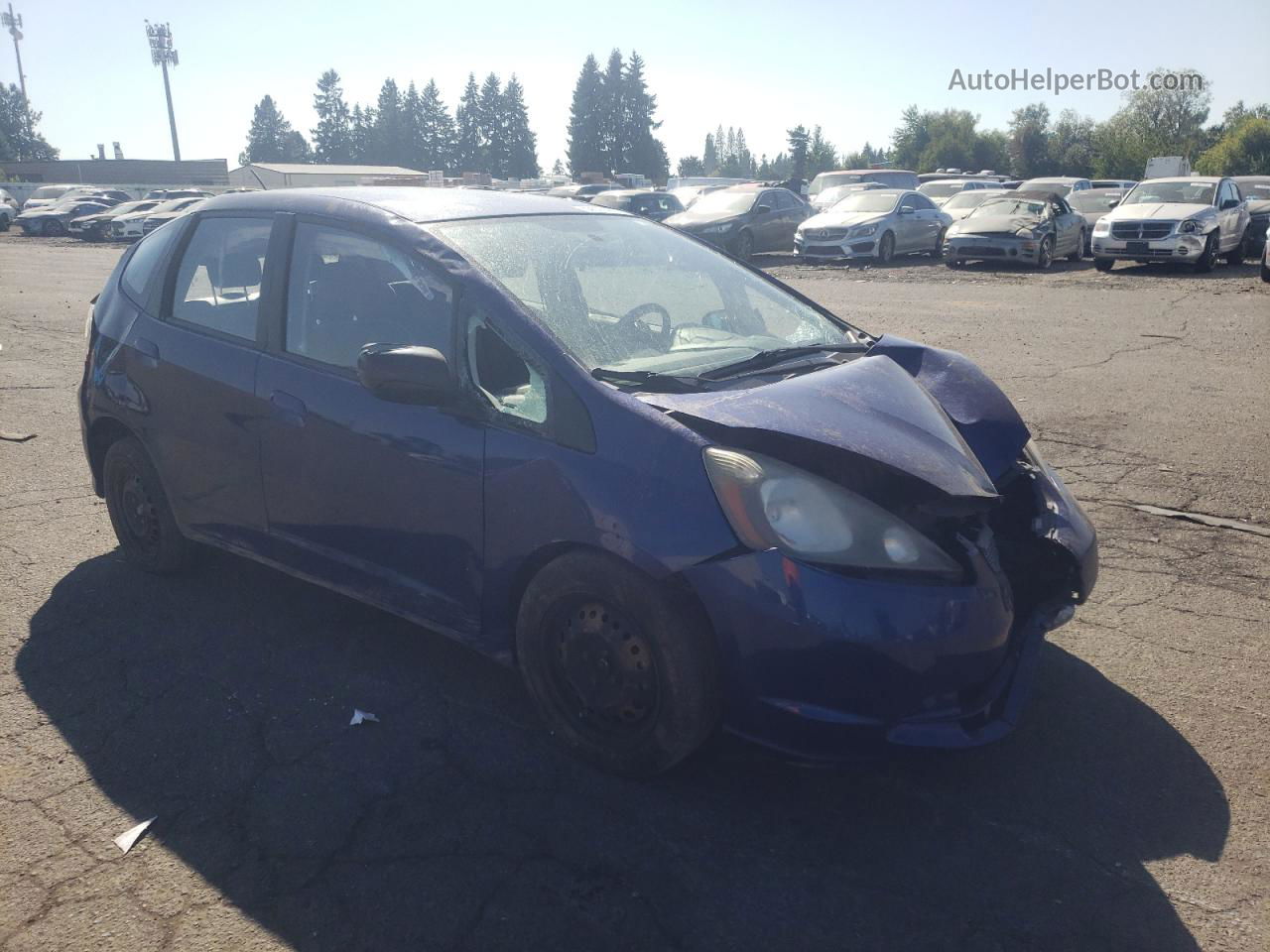 2009 Honda Fit  Blue vin: JHMGE88209S014856