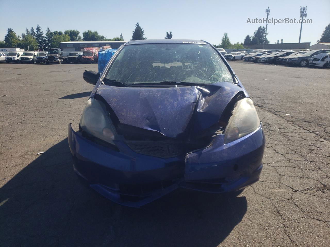 2009 Honda Fit  Blue vin: JHMGE88209S014856