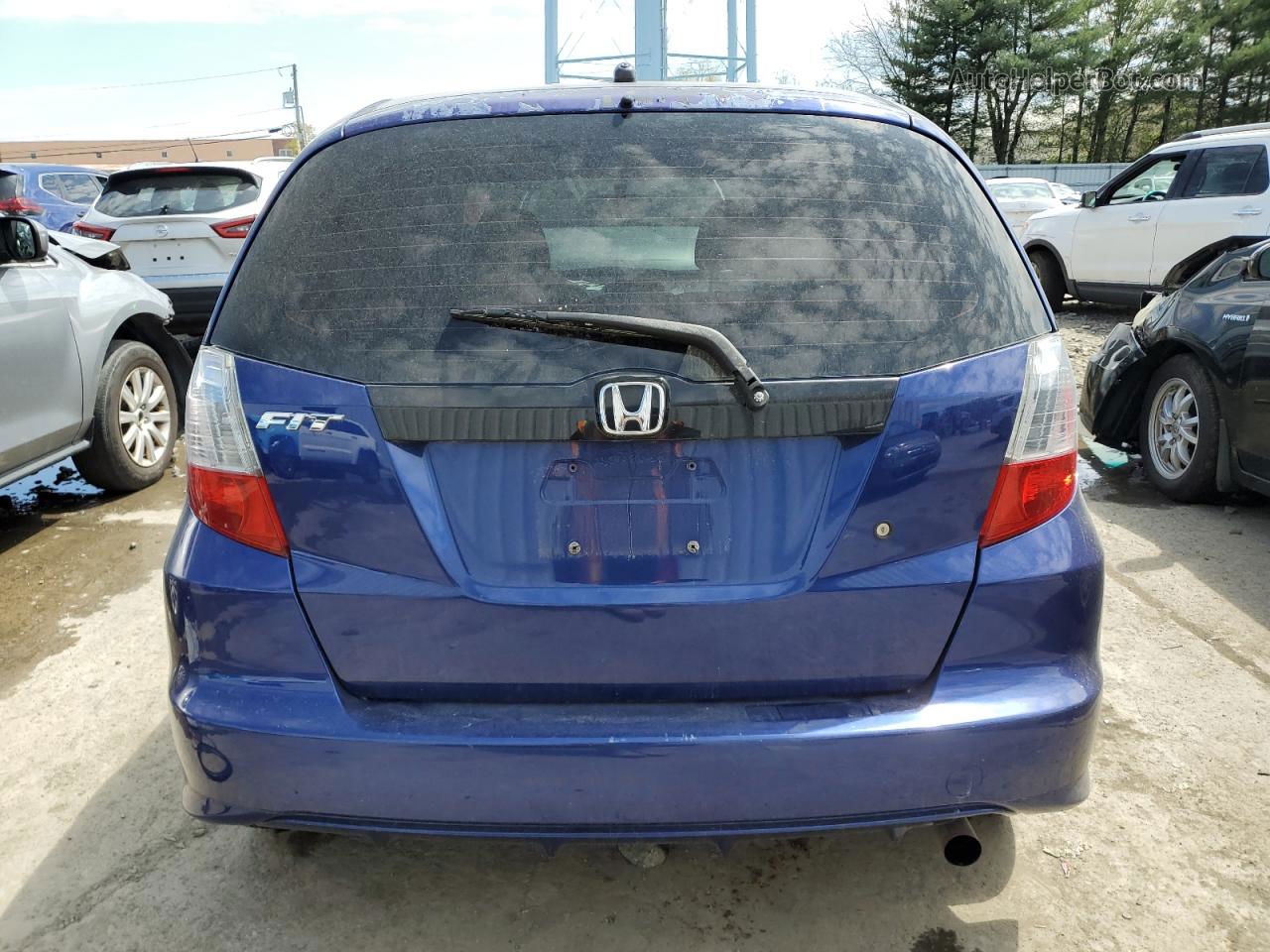 2009 Honda Fit  Синий vin: JHMGE88209S056458