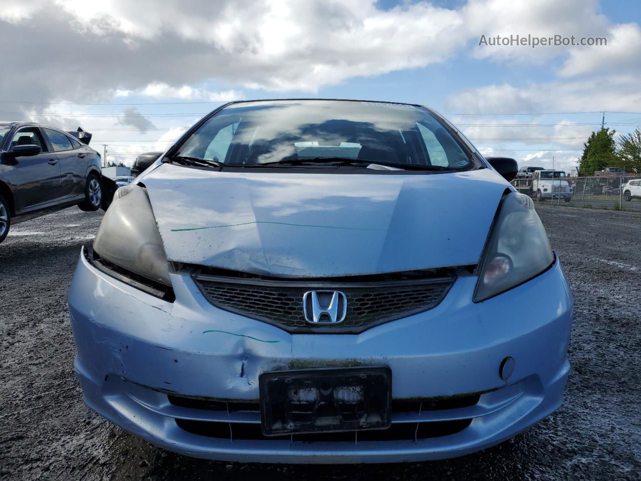 2009 Honda Fit  Бирюзовый vin: JHMGE88209S067086