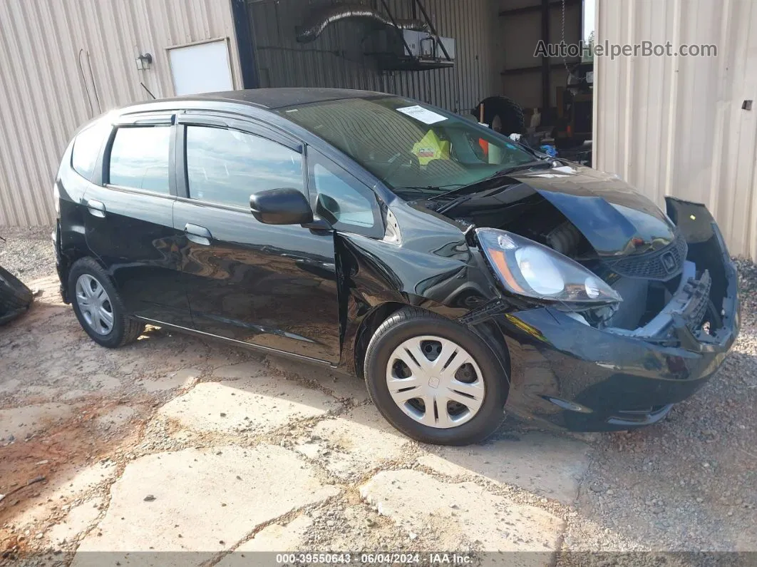 2009 Honda Fit   Black vin: JHMGE88219C006825