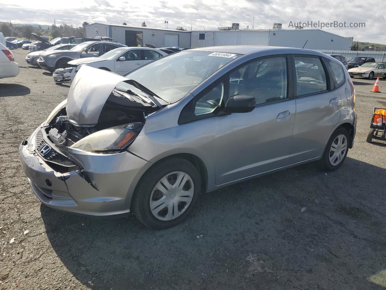 2009 Honda Fit  Silver vin: JHMGE88219S032444