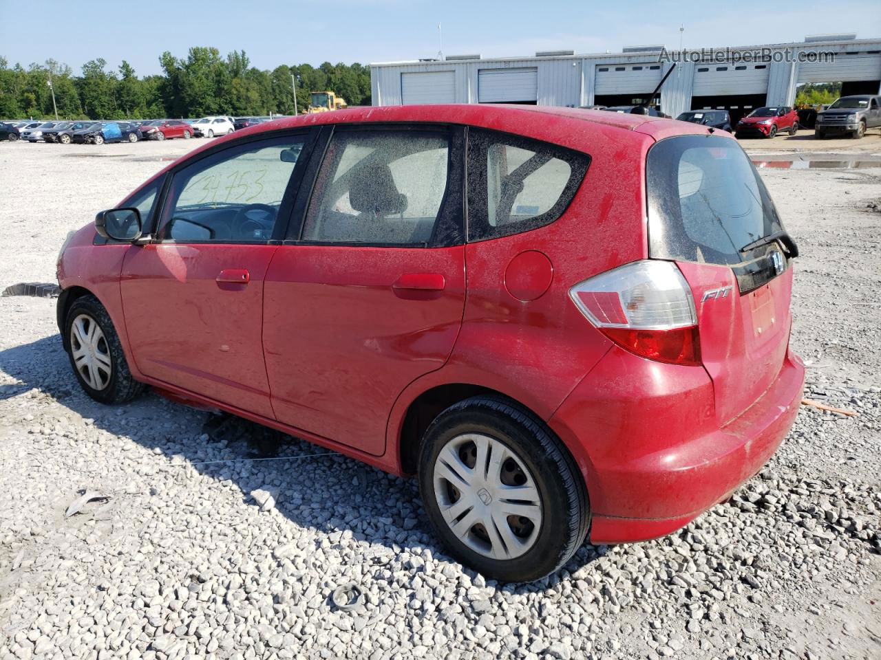 2009 Honda Fit  Красный vin: JHMGE88219S039393