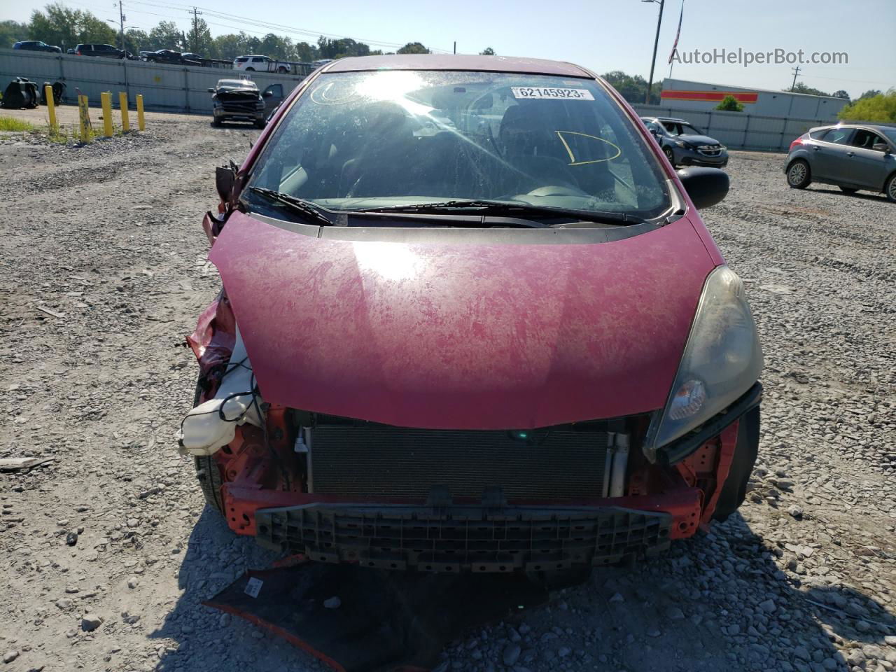 2009 Honda Fit  Red vin: JHMGE88219S039393