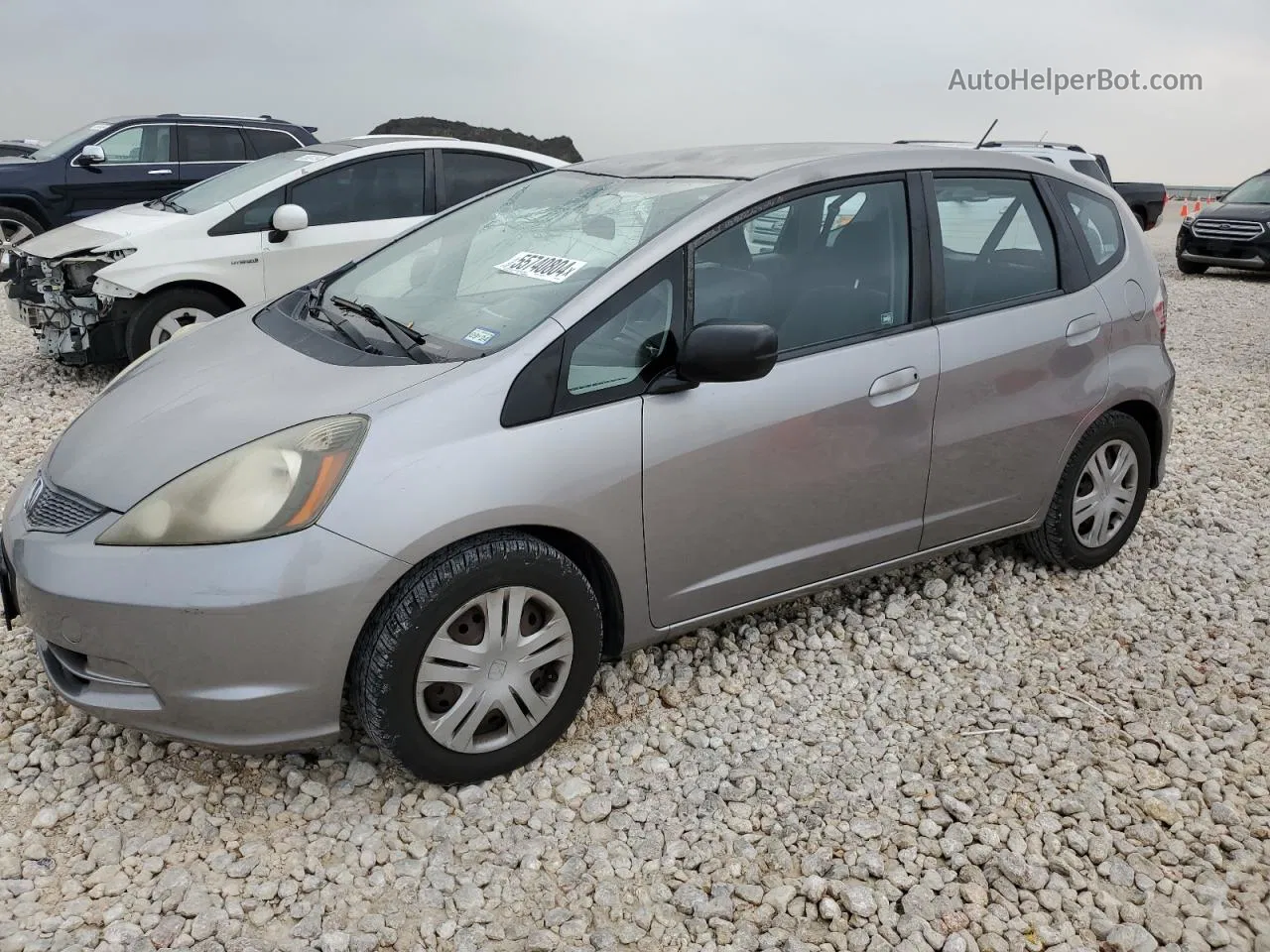 2009 Honda Fit  Silver vin: JHMGE88219S045792