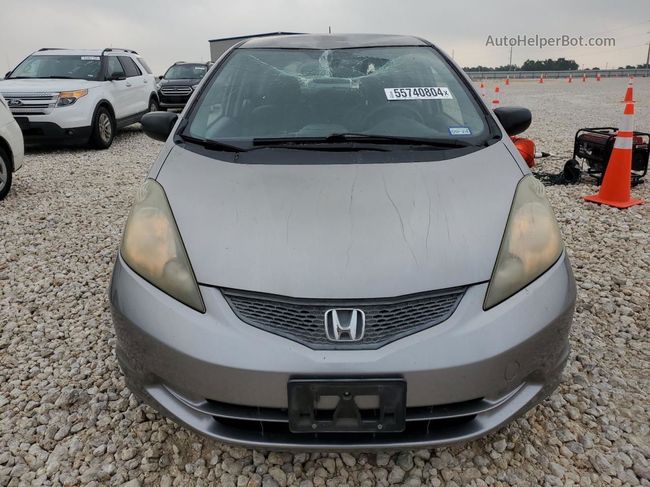 2009 Honda Fit  Silver vin: JHMGE88219S045792