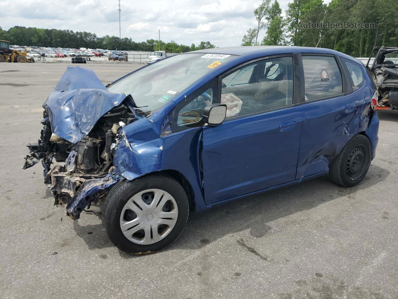 2009 Honda Fit  Blue vin: JHMGE88229S014857