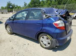 2009 Honda Fit  Синий vin: JHMGE88239S031506