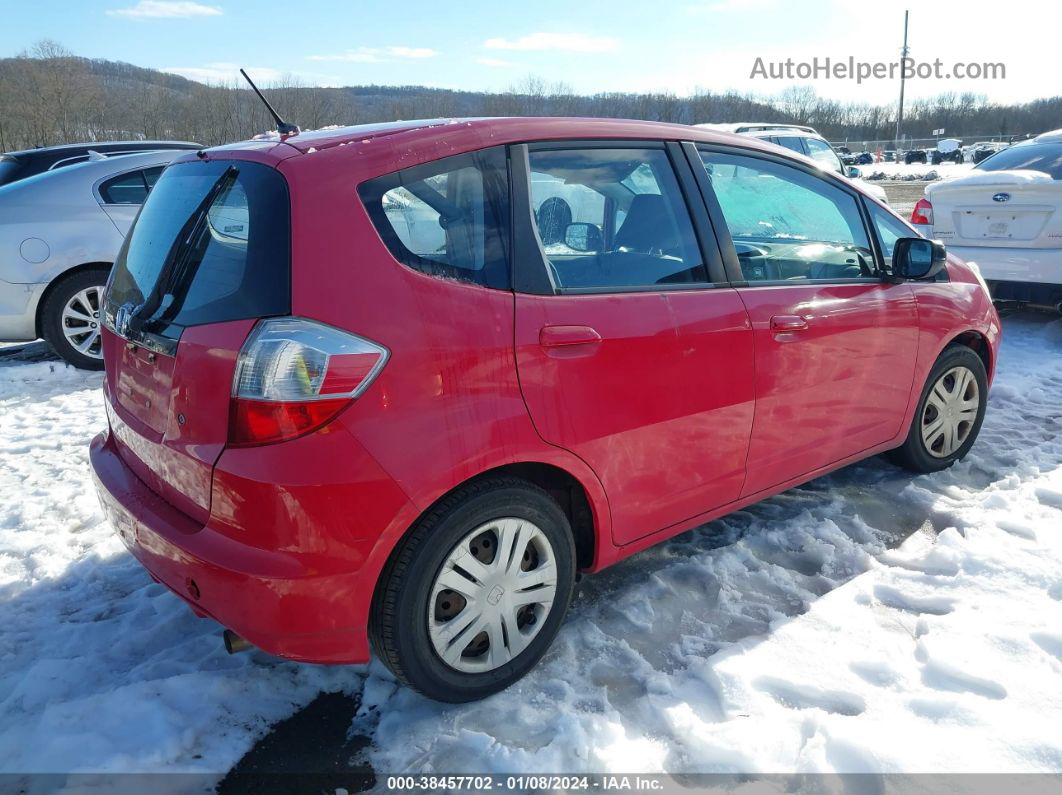 2009 Honda Fit   Red vin: JHMGE88249S064076