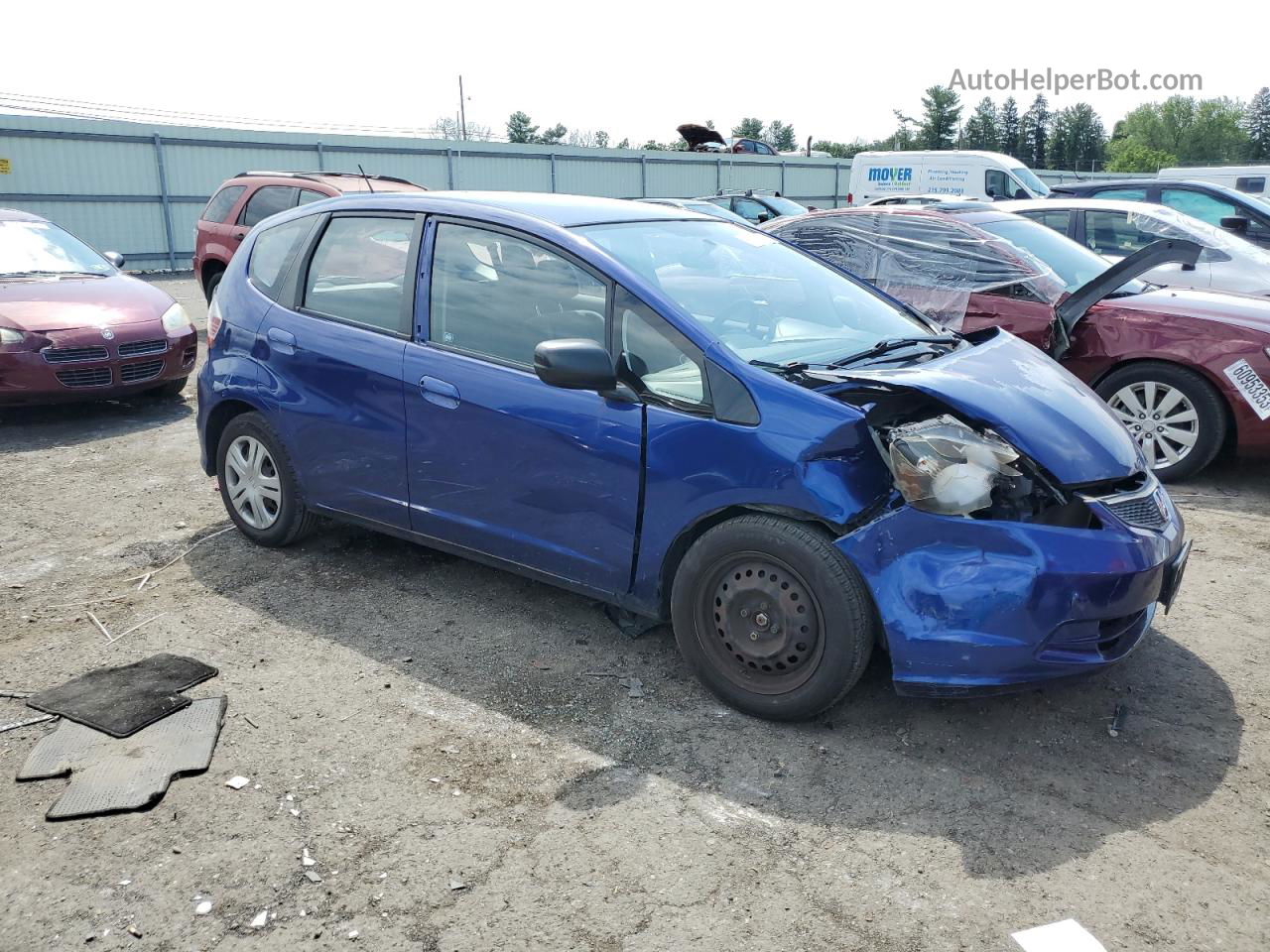 2009 Honda Fit  Blue vin: JHMGE88249S072842