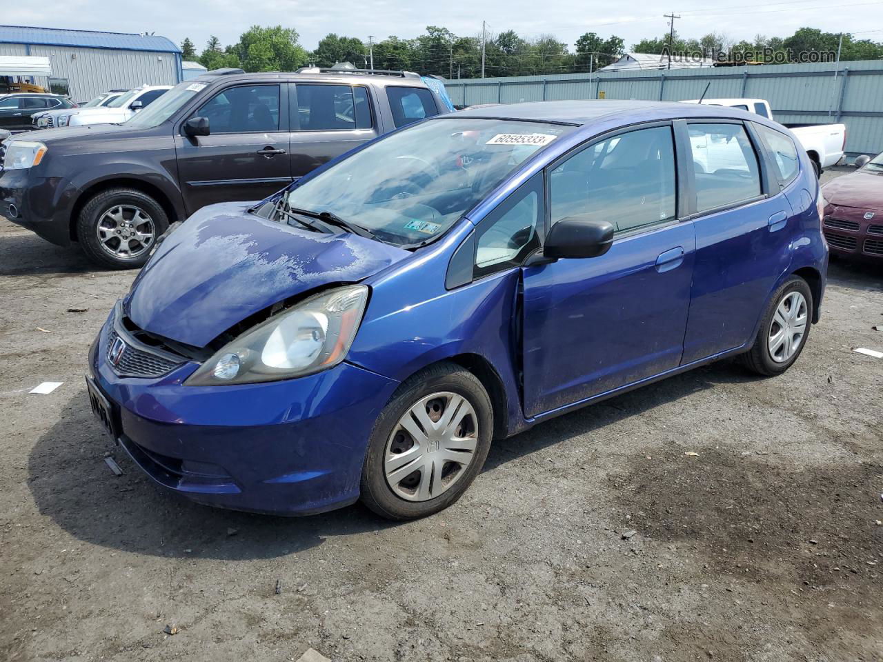 2009 Honda Fit  Blue vin: JHMGE88249S072842