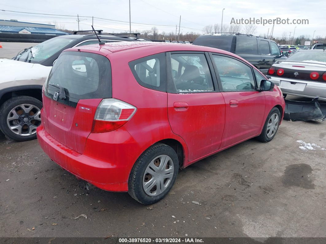 2009 Honda Fit   Красный vin: JHMGE88259S059744