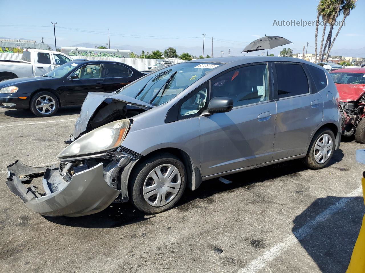 2009 Honda Fit  Silver vin: JHMGE88269S015607