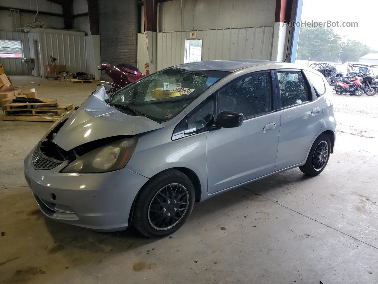 2009 Honda Fit  Blue vin: JHMGE88279S057137