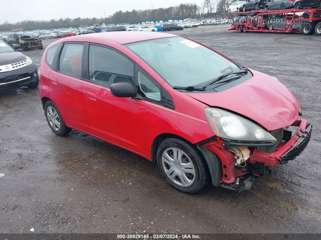 2009 Honda Fit   Red vin: JHMGE88279S066517