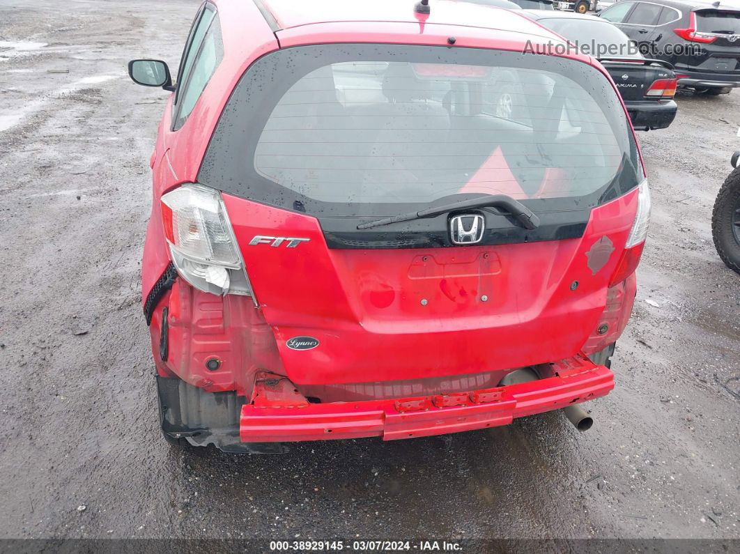 2009 Honda Fit   Red vin: JHMGE88279S066517