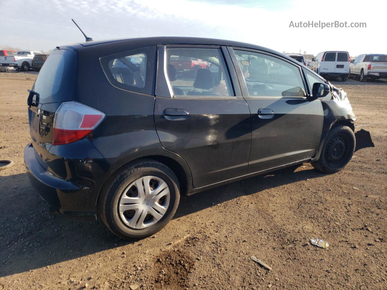 2009 Honda Fit  Black vin: JHMGE88289S001675