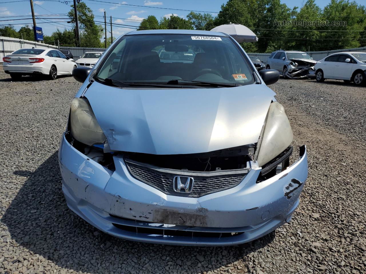 2009 Honda Fit  Blue vin: JHMGE88289S024504