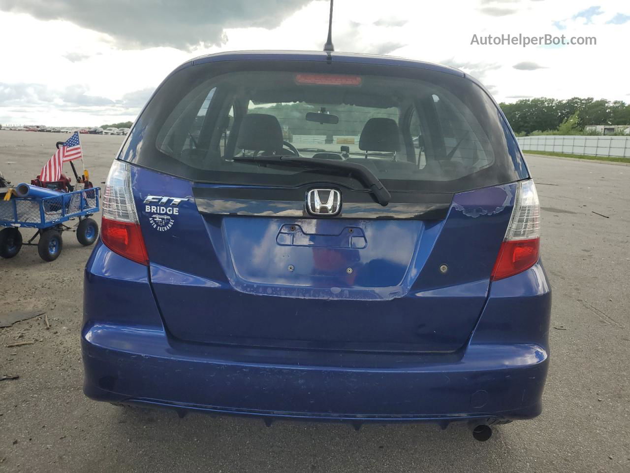 2009 Honda Fit  Blue vin: JHMGE88299S047547