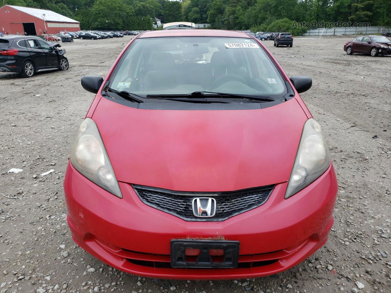 2009 Honda Fit  Красный vin: JHMGE882X9C006287