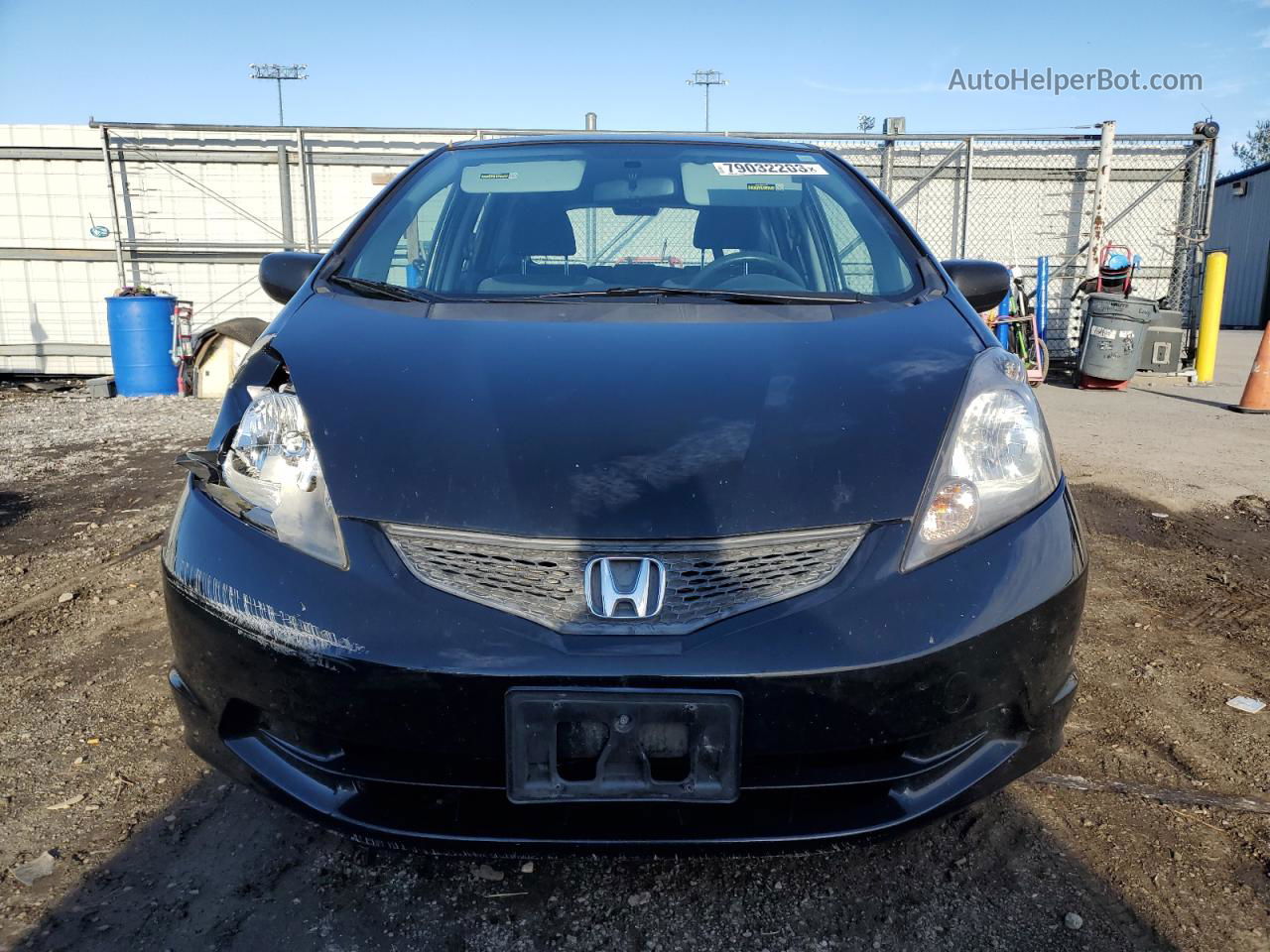 2009 Honda Fit  Черный vin: JHMGE882X9S030563