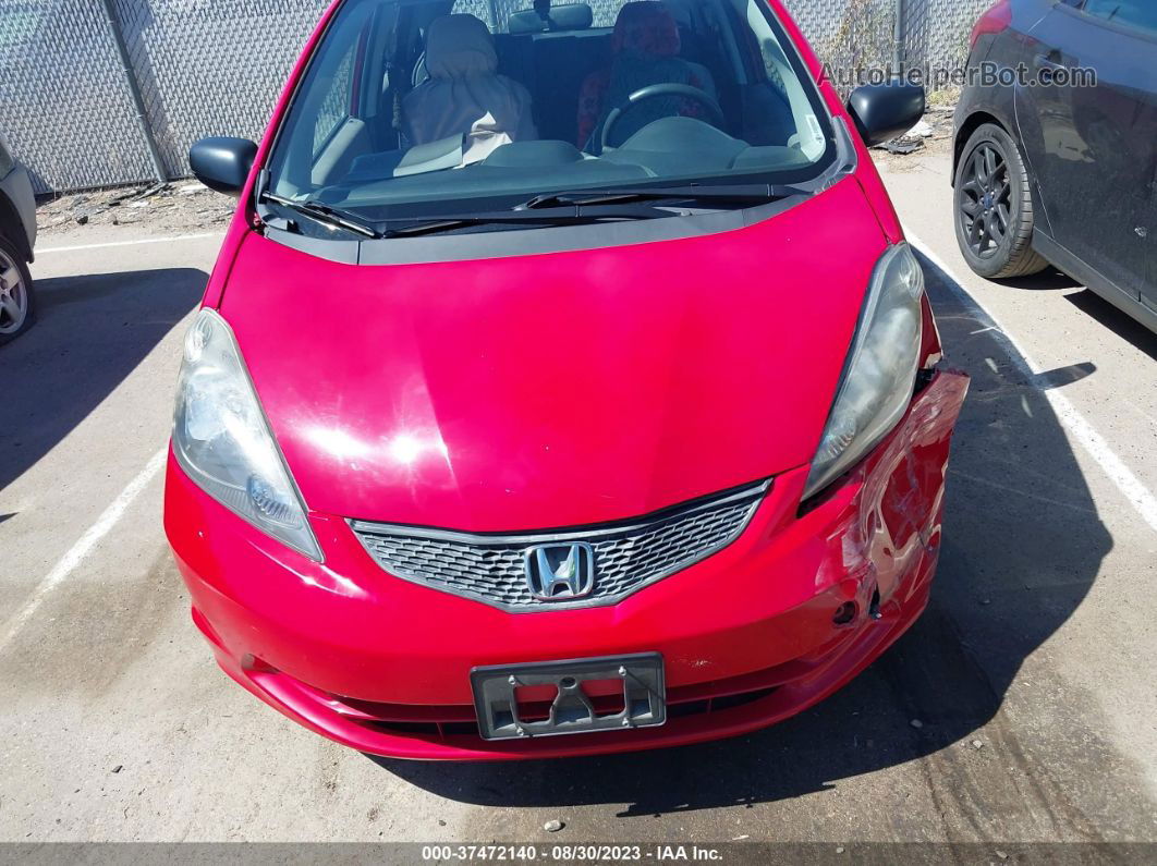 2009 Honda Fit   Red vin: JHMGE882X9S072618