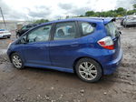 2009 Honda Fit Sport Blue vin: JHMGE88409C000919