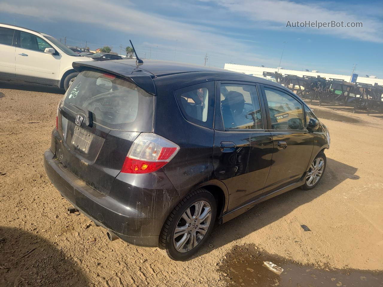 2009 Honda Fit Sport Black vin: JHMGE88409S002241