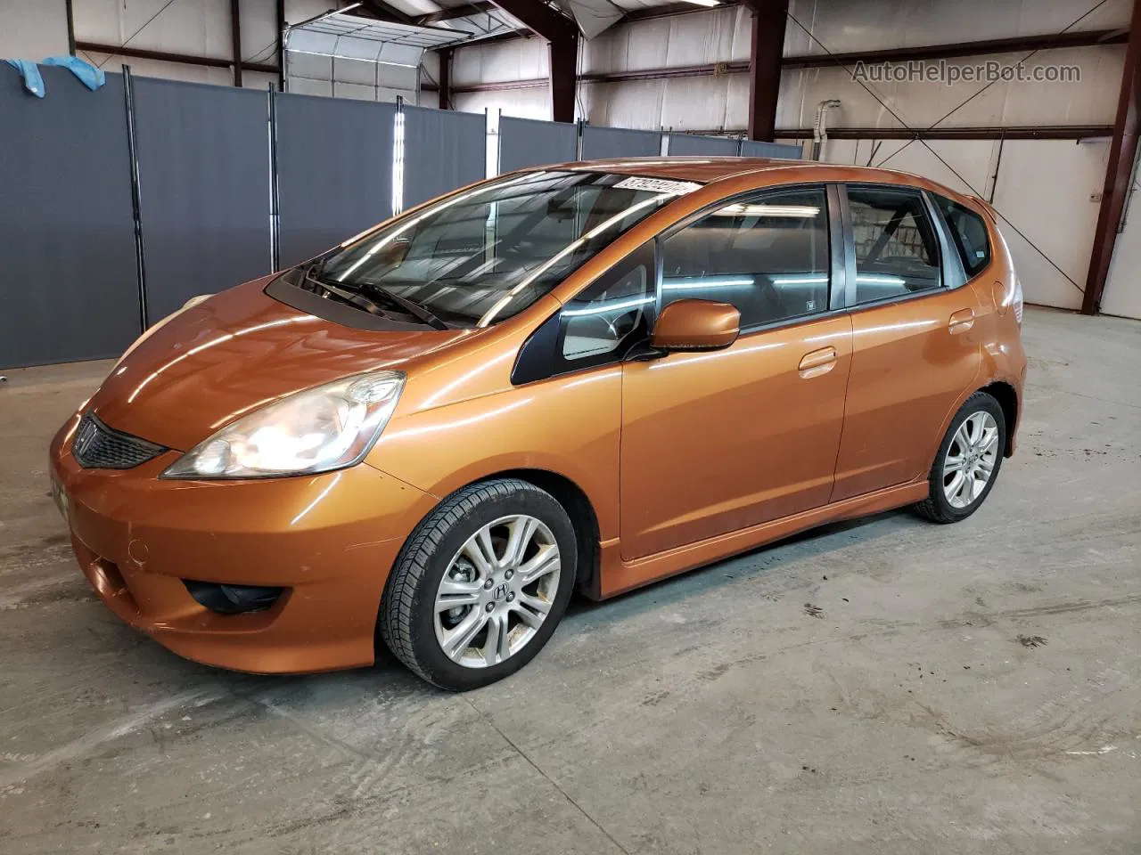 2009 Honda Fit Sport Orange vin: JHMGE88409S008105