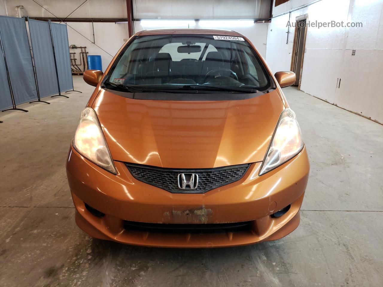 2009 Honda Fit Sport Orange vin: JHMGE88409S008105